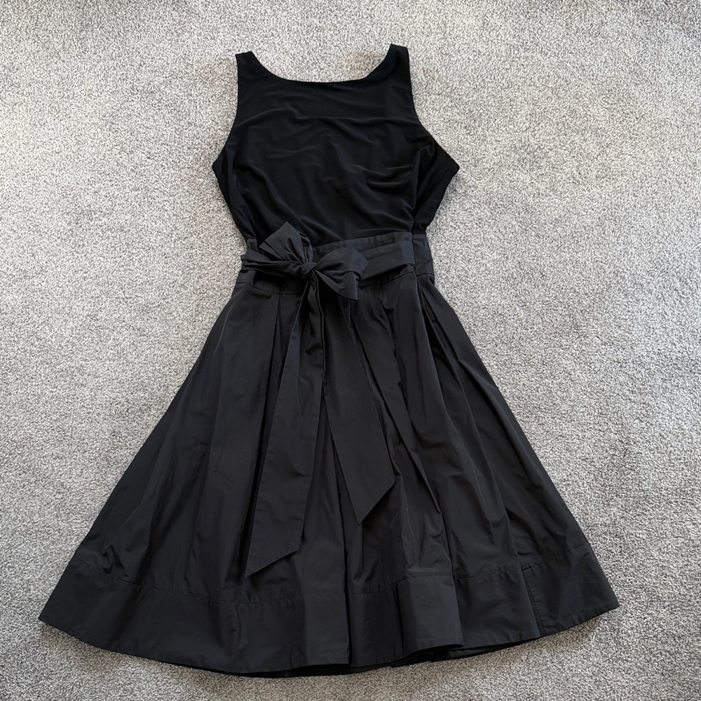 Ralph Lauren Elegant Black Midi Dress